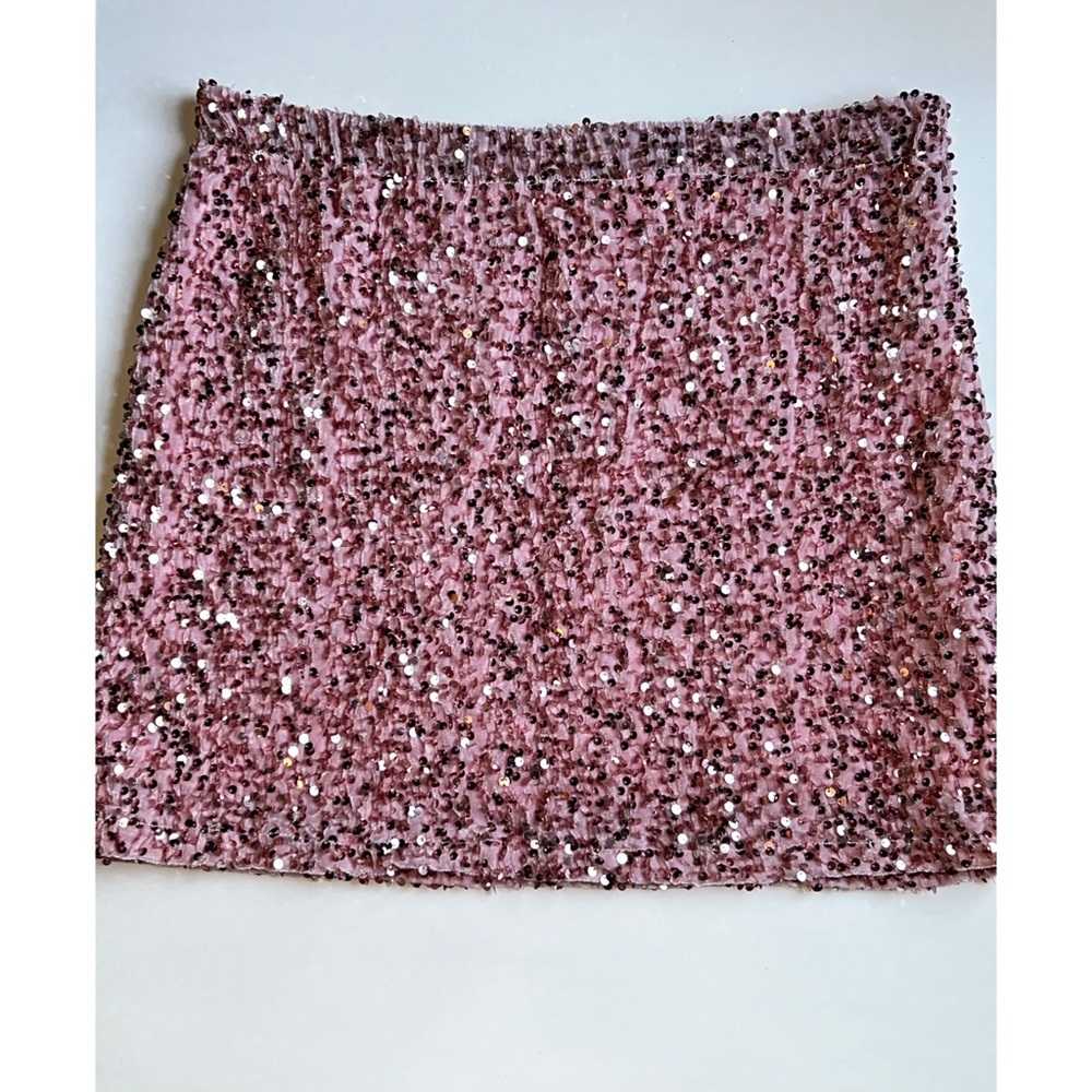 NWOT Pink Sequin Skirt